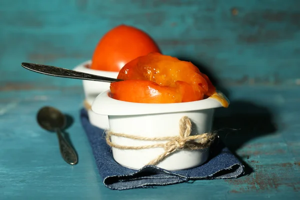 成熟的甜柿子 — 图库照片