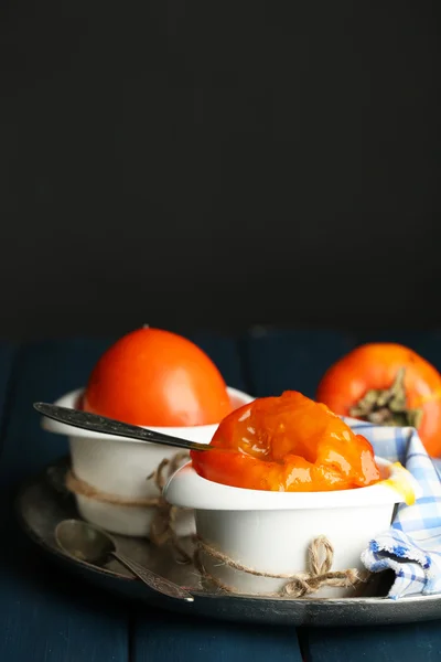 Rijpe zoete kaki — Stockfoto