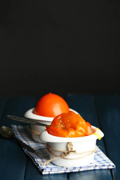 Dojrzałe słodkie persimmons — Zdjęcie stockowe