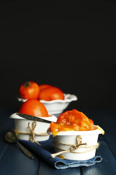 Ripe sweet persimmons — Stock Photo, Image