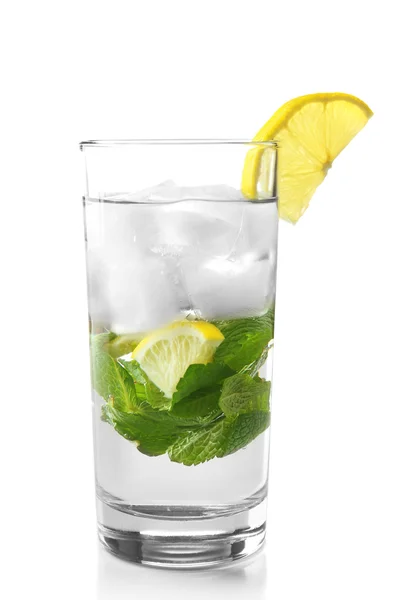 Cocktail with ice cubes — Stock Photo, Image