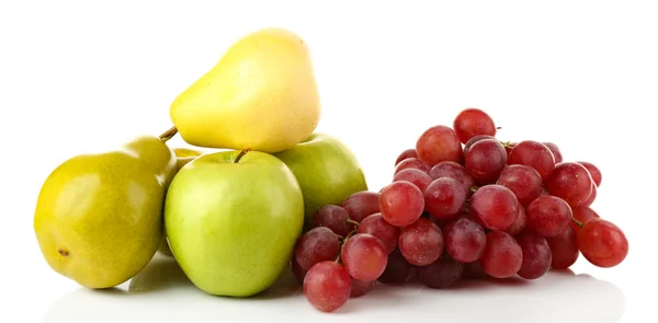 Äpfel, Birnen und Trauben — Stockfoto