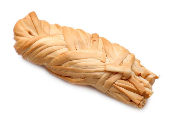 Smoked braided cheese — Stock Photo, Image