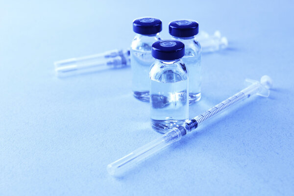 Drug Vaccine in vial