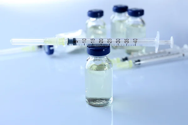 Drug Vaccine in vial — Stock Photo, Image