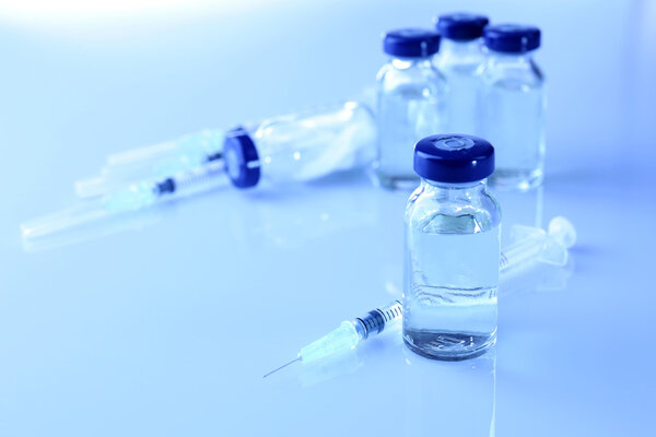 Drug Vaccine in vial