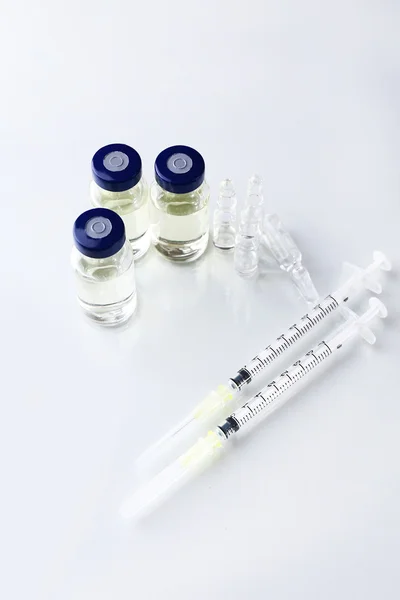Vaccin pharmaceutique en flacon — Photo