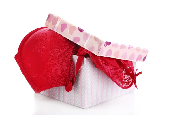 Lingerie femme en coffret cadeau — Photo