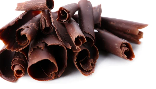 Delicious Chocolate curls — Stock Photo, Image