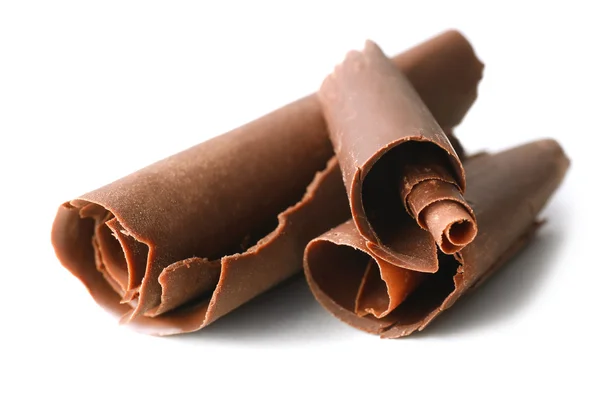 Deliciosos rizos de chocolate — Foto de Stock