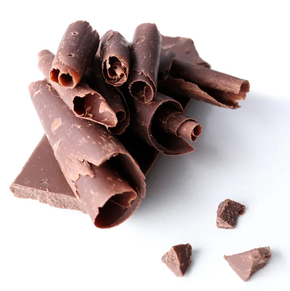 맛 있는 초콜릿 곱슬 — 스톡 사진