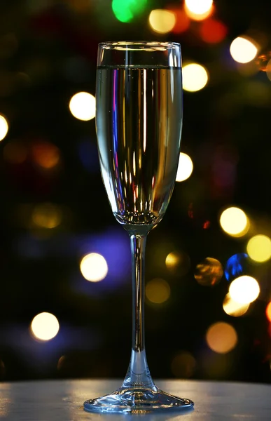 Tablo şampanya kadehi — Stok fotoğraf