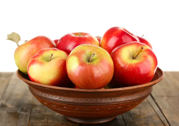 Cuenco de manzanas rojas — Foto de Stock