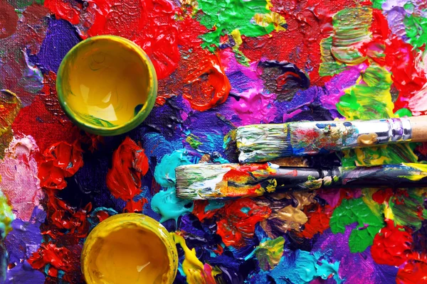 Fundo pintado colorido — Fotografia de Stock