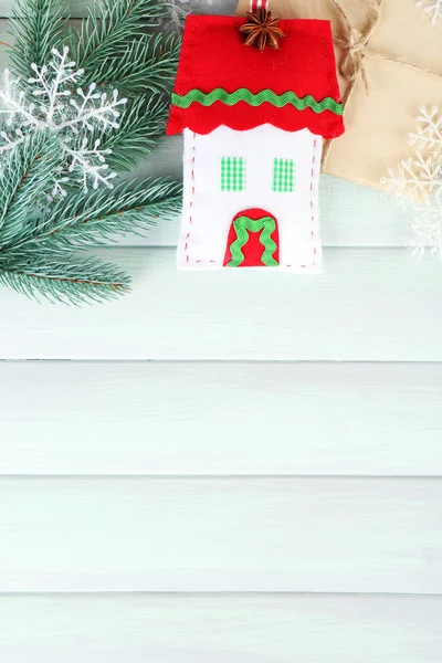 Handgemaakte decoratie van Kerstmis — Stockfoto