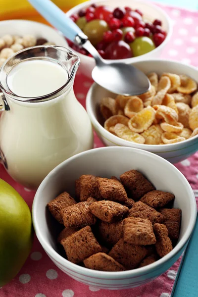 Various sweet cereals — Stock Photo, Image