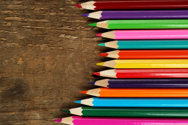 Colorful pencils background — Stock Photo, Image