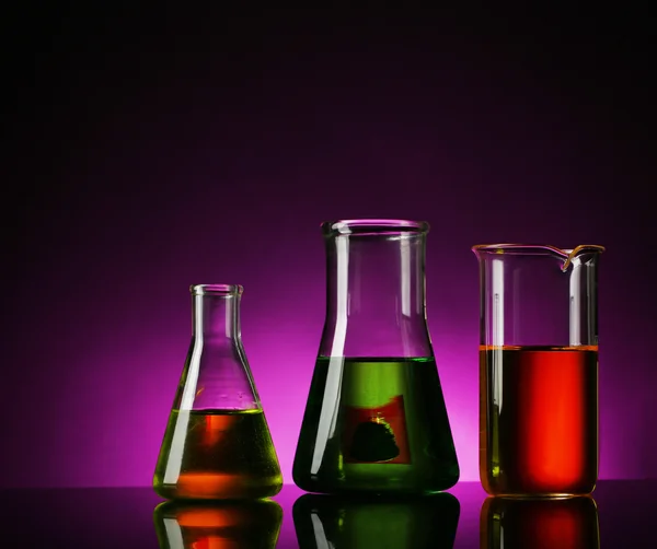 Test tubes with liquid — Stock Photo, Image