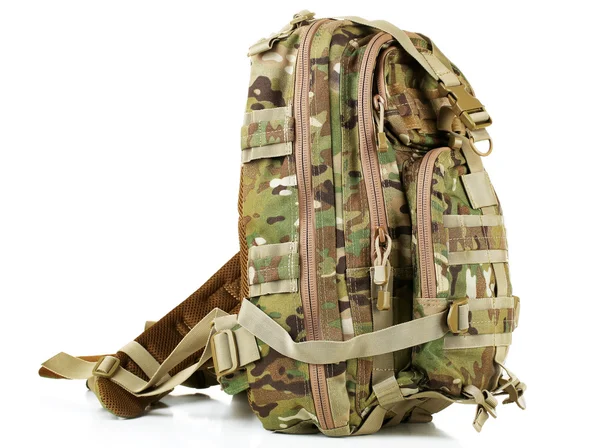 Army camouflage backpack — Stock Photo, Image