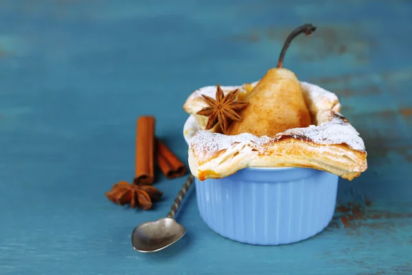 Torta de pêra pequena — Fotografia de Stock