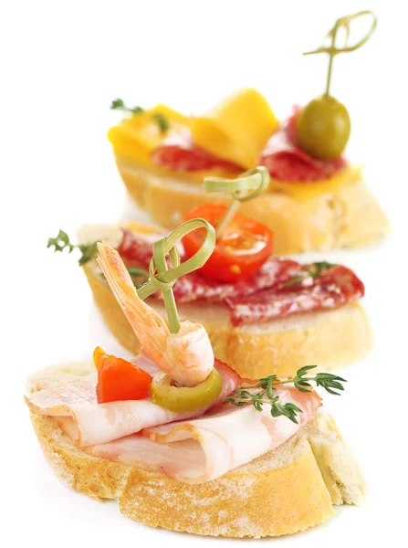 Sabrosos y deliciosos sándwiches — Foto de Stock
