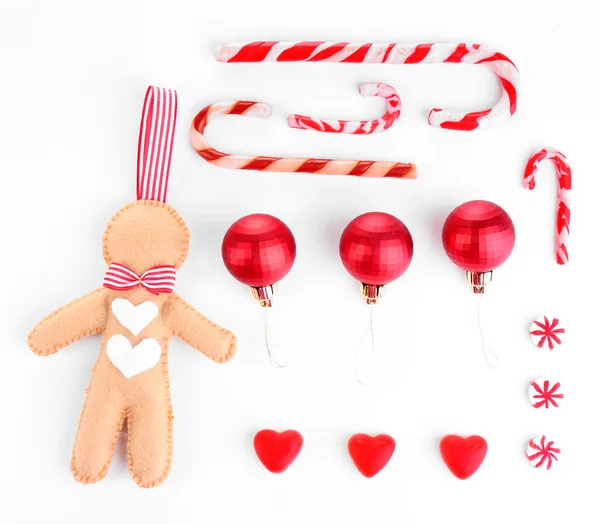 Collection of Christmas objects — Stock Photo, Image