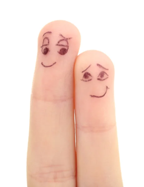 Dedos humanos emocionais — Fotografia de Stock