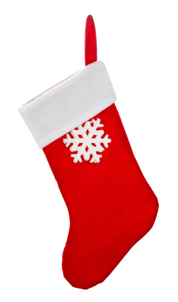 Santa red sock — Stock Photo, Image