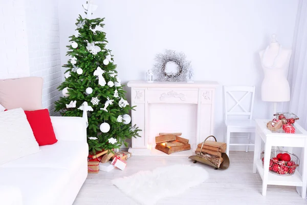 Interior hermoso de Navidad — Foto de Stock