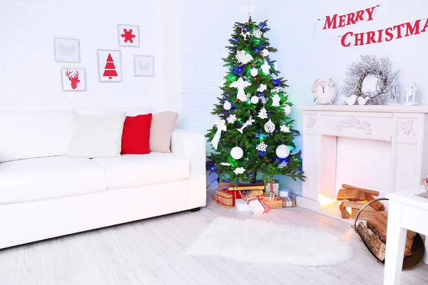 Beautiful Christmas interior — Stock Photo, Image