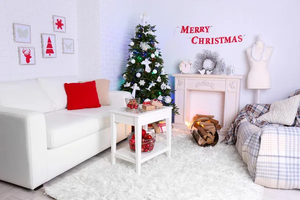 Schöne weihnachtliche Einrichtung — Stockfoto