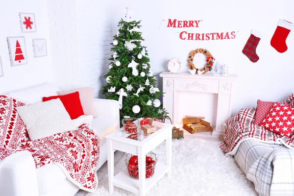 Beautiful Christmas interior — Stock Photo, Image