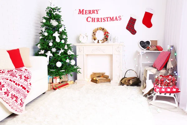 Beautiful Christmas interior — Stock Photo, Image