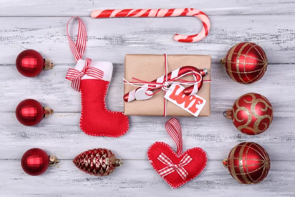 Collection of Christmas objects — Stock Photo, Image