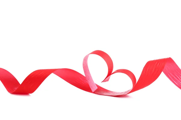 Ribbon shaped as heart — Stock Photo, Image