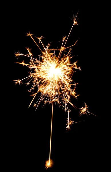 Beautiful shiny sparkler — Stock Photo, Image