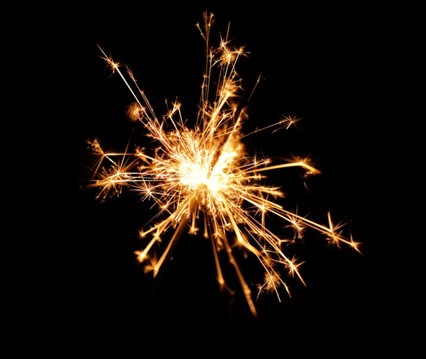 Brilhante brilhante lindo sparkler — Fotografia de Stock