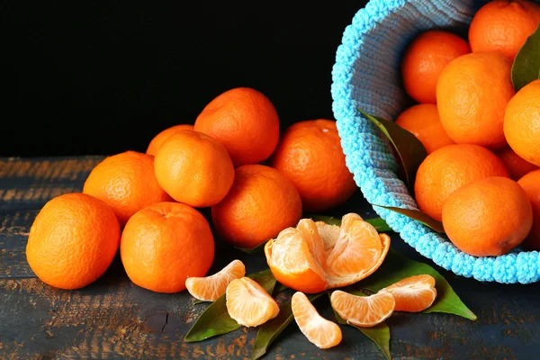 Świeże mandarynki dojrzałe — Zdjęcie stockowe