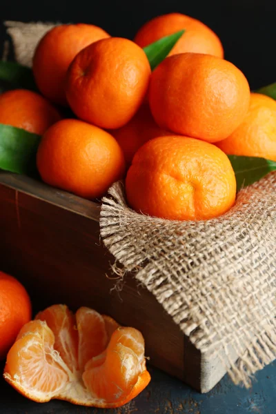 Fresh ripe mandarins — Stock Photo, Image