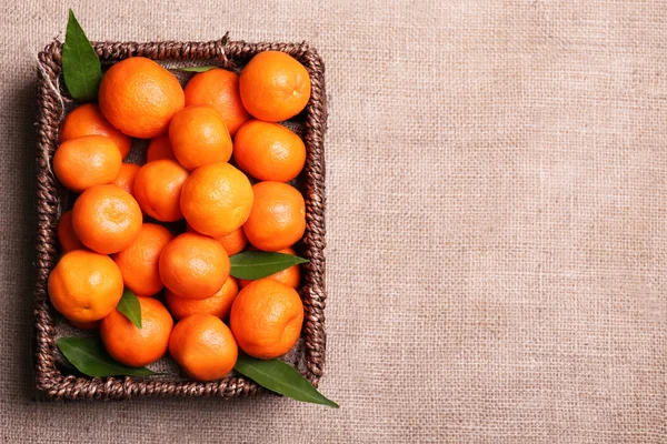 Fresh ripe mandarins — Stock Photo, Image