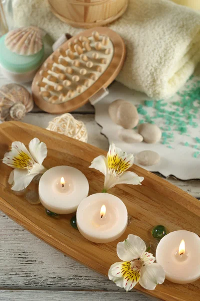 Composition of spa treatment — Stock Photo, Image