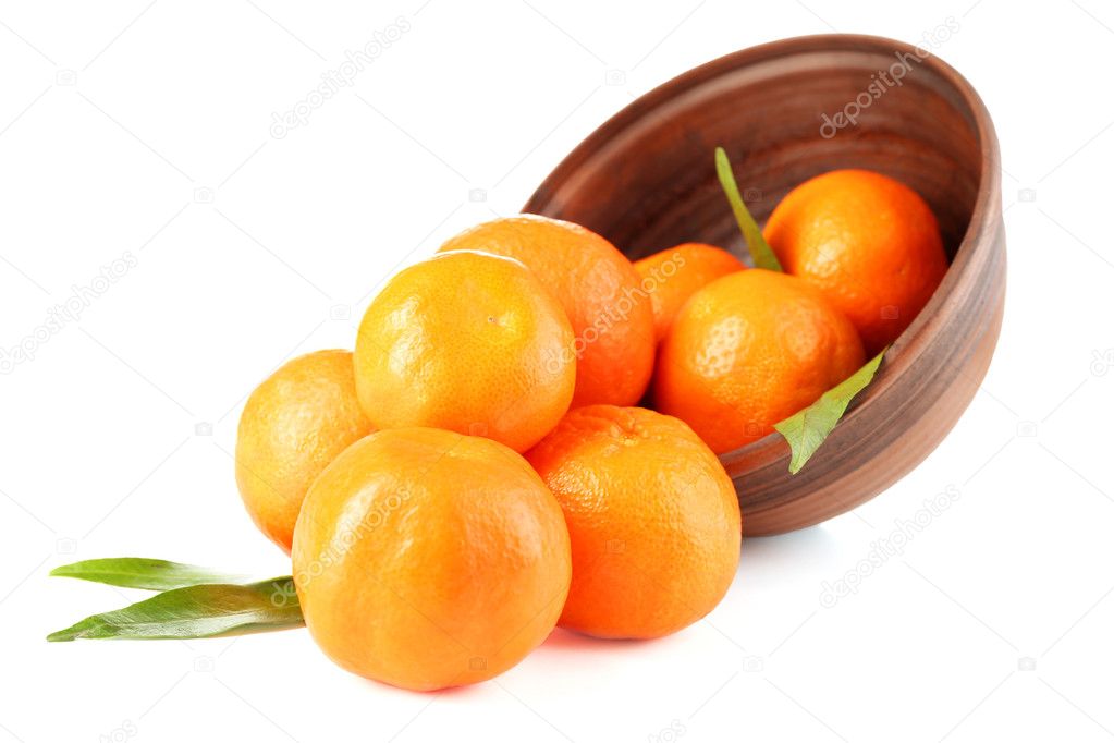 Tasty ripe mandarins