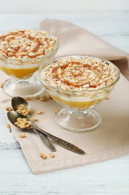 Yulaf gevreği ile lezzetli tatlı