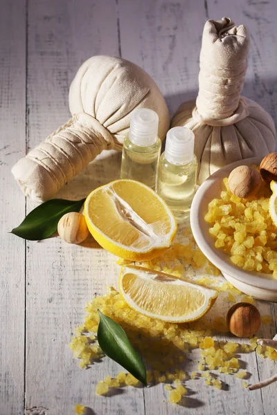 Fondo tablones de madera Spa — Foto de Stock