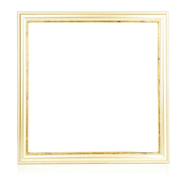 Moldura fotográfica isolada sobre branco — Fotografia de Stock