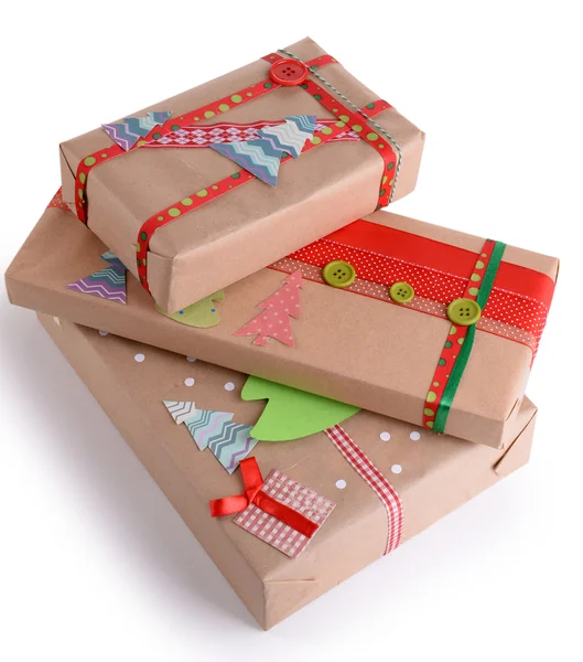 Hand-made Christmas gifts — Stock Photo, Image