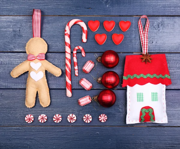 Collection of Christmas objects — Stock Photo, Image