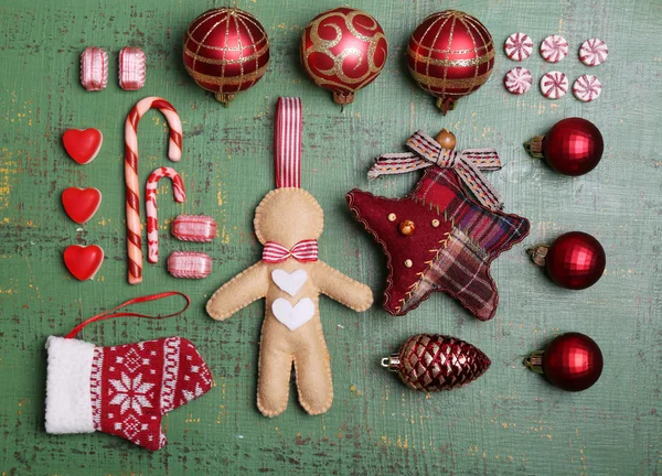 Collection of Christmas objects — Stock Photo, Image
