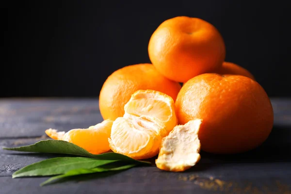 Čerstvé zralé mandarinky — Stock fotografie
