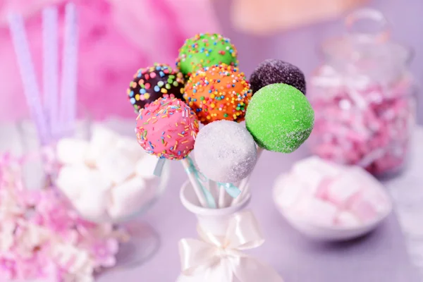 Söta cake pops — Stockfoto